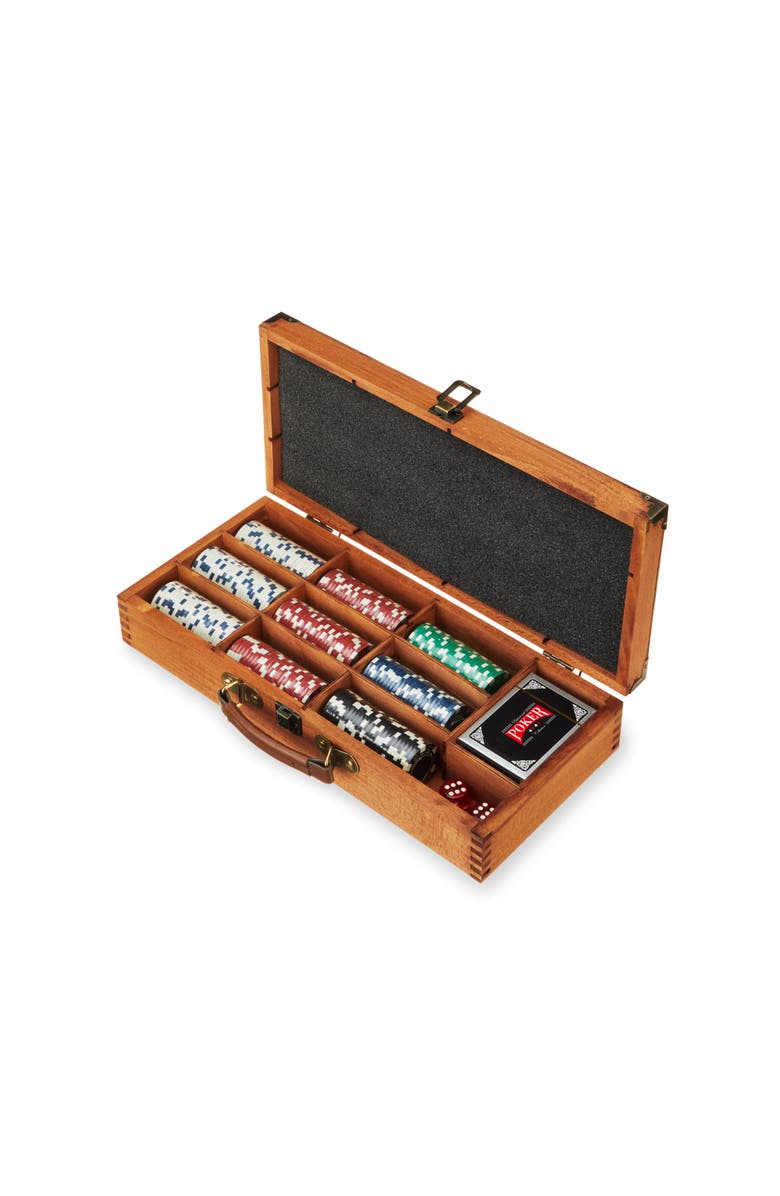 Foster & Rye Poker Set, Main, color, Wood