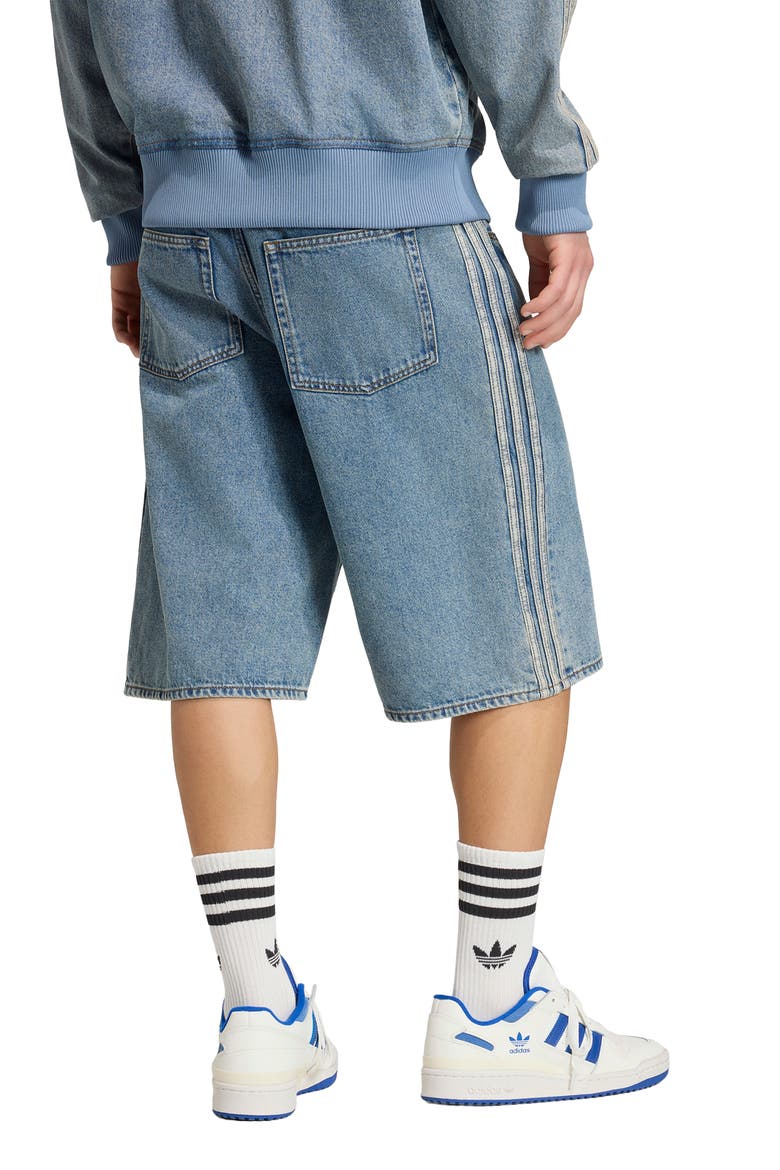 Firebird Shorts, Alternate, color, WORN BLUE DENIM