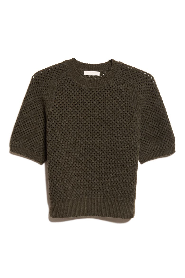 Imara Merino Wool Sweater, Alternate, color, MILITAIRE