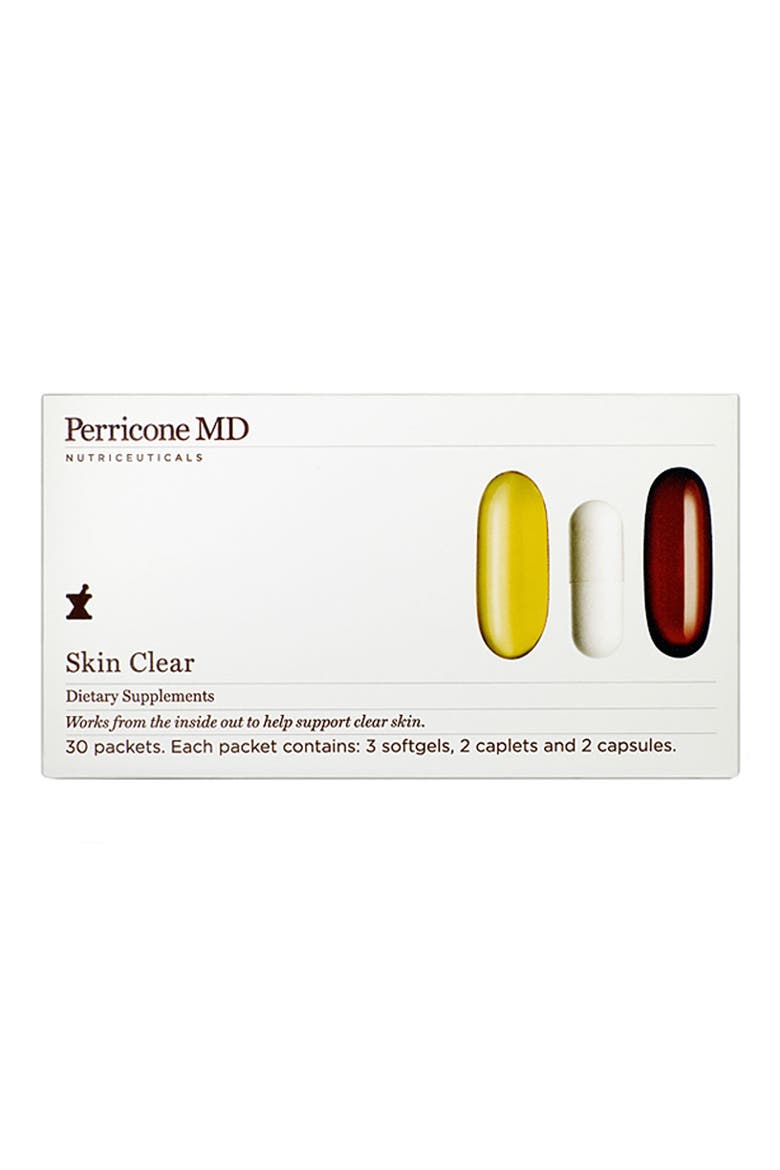 'Skin Clear' Dietary Supplement, Main, color, NO COLOR