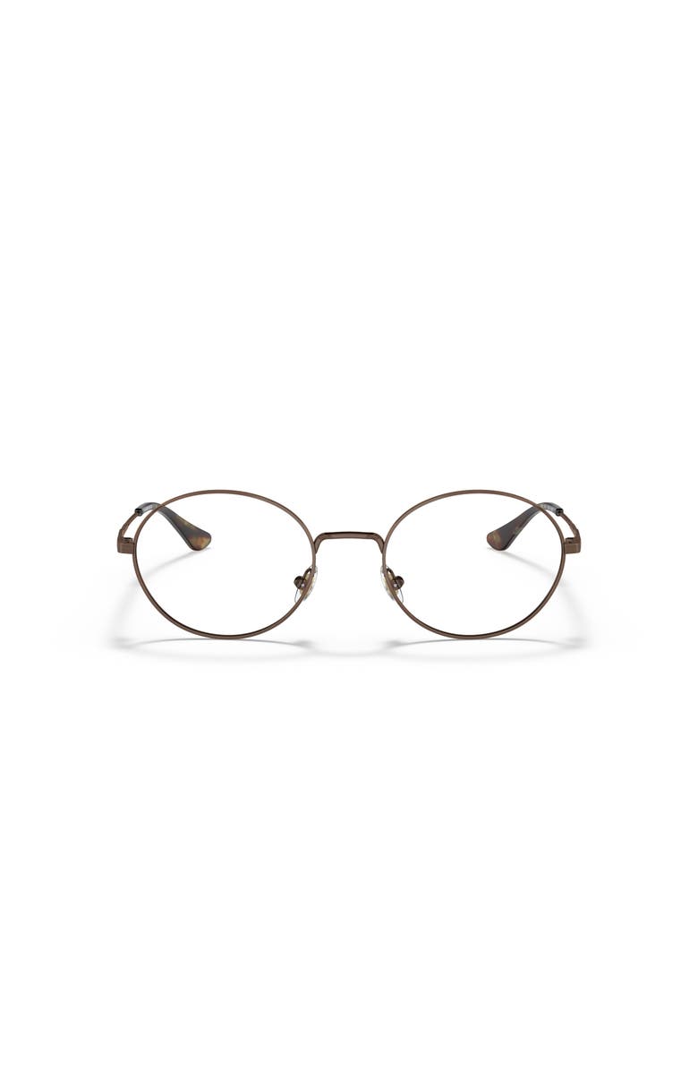 Brooks Brothers 52mm Oval optical glasses, Alternate, color, Copper