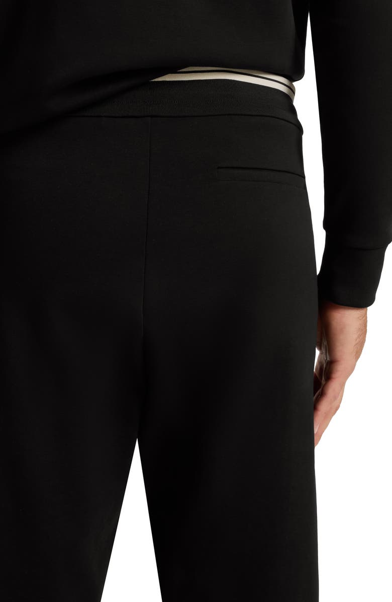 BOSS Pants Zone Drawstring Track Pants, Alternate, color, Black
