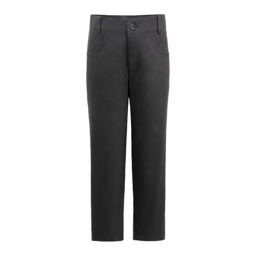 Moustache Tailored Stretch-cotton Trousers In Charcoal Gray