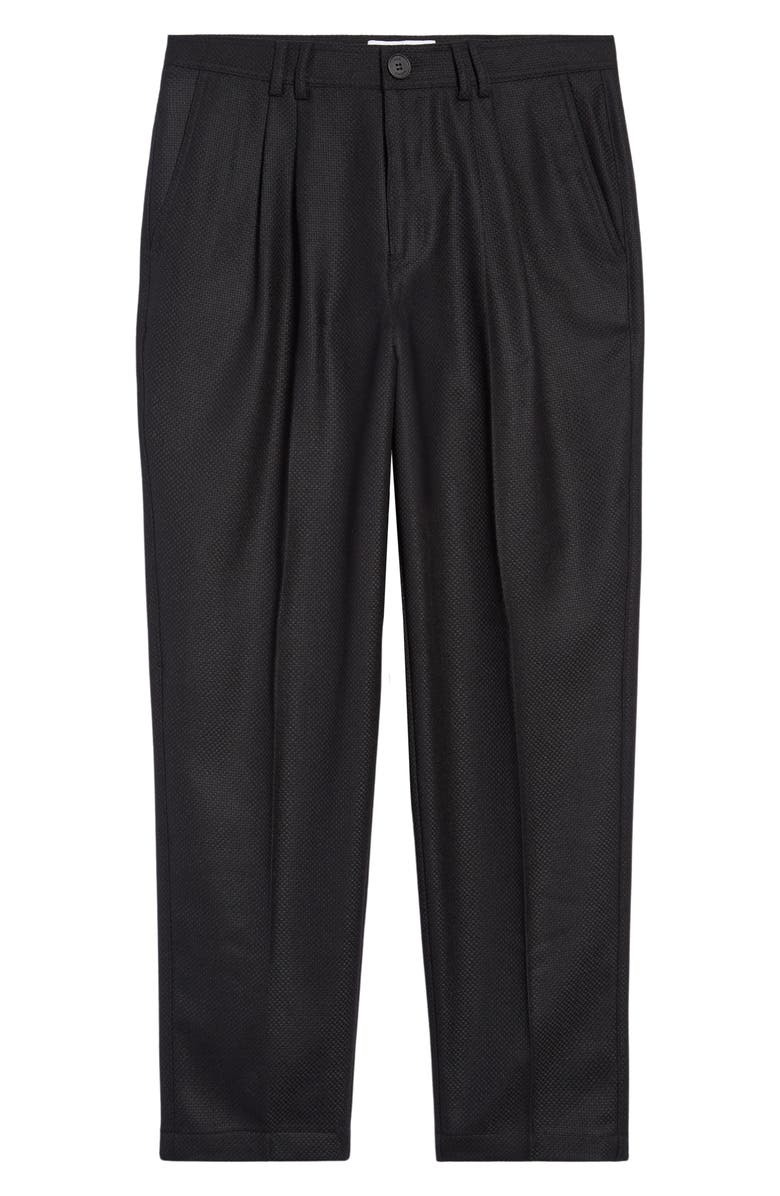 Wax London Club Wool Blend Pleated Trousers, Alternate, color, 