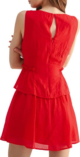 Sleeveless Layered Minidress