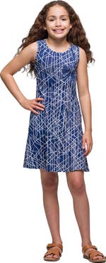 24sevenKid Navy Sleeveless Pockets Dress