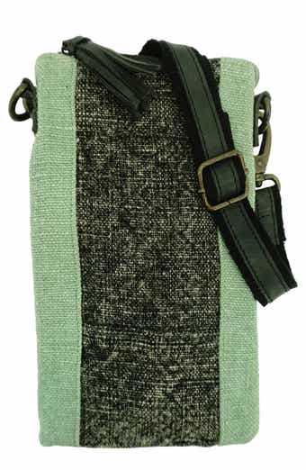 VINTAGE ADDICTION Two-Tone Crossbody Bag