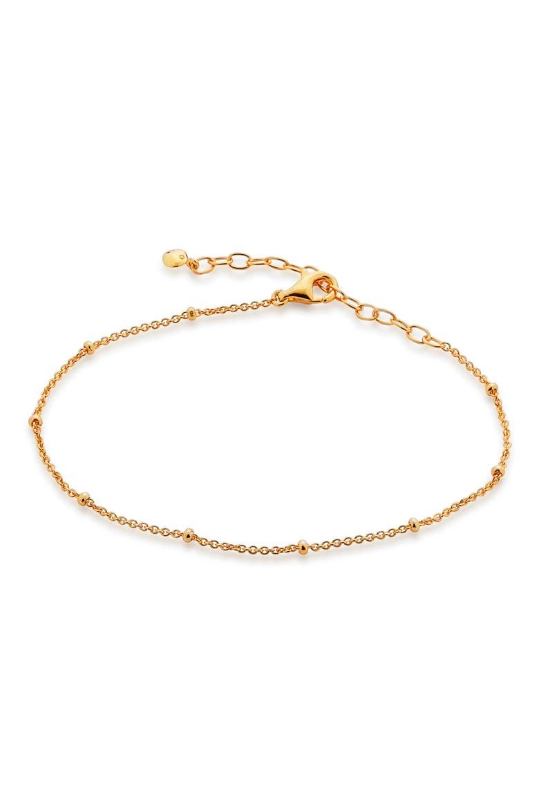 Bead Station Chain Link Bracelet, Main, color, YELLOW GOLD