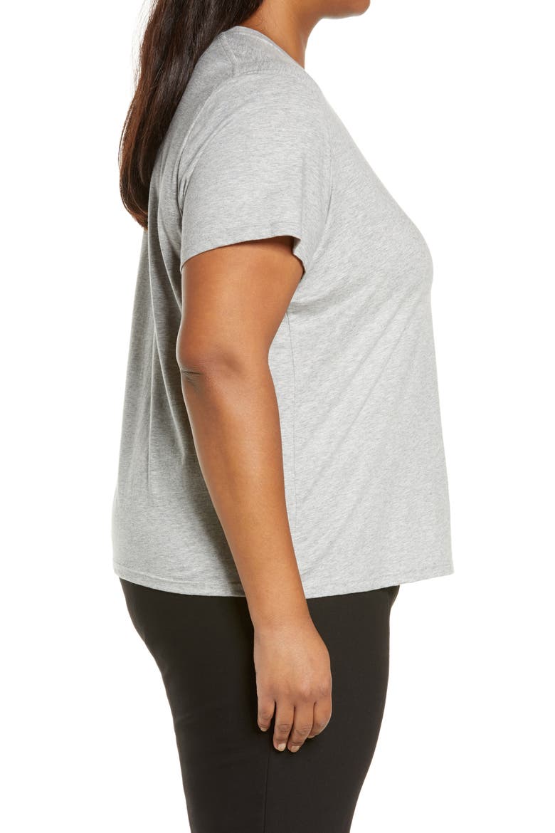 Essential Pima Cotton T-Shirt, Alternate, color, H GREY