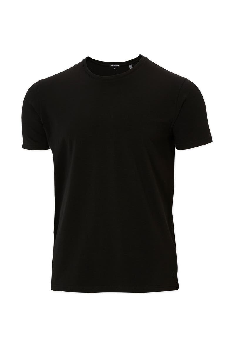 Jack Of Spades Peruvian Pima Cotton T-Shirt, Main, color, Black