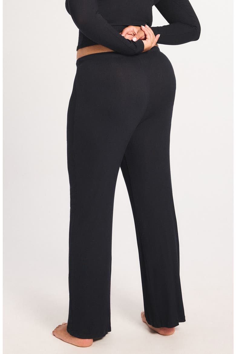 Modal Dreams Sleep Straight Leg Pants, Alternate, color, BLACK CAVIAR