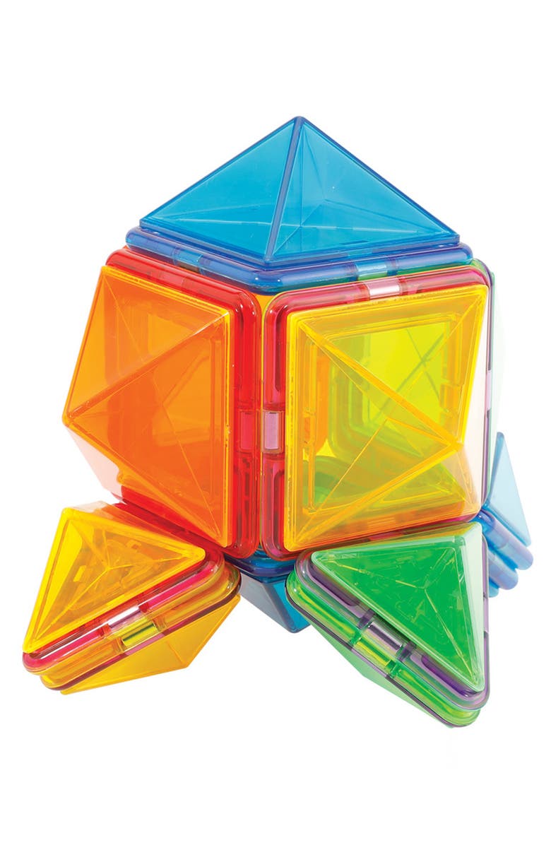 Magformers Pop-Up Box 28-Piece Magnetic 3D Construction Set, Alternate, color,