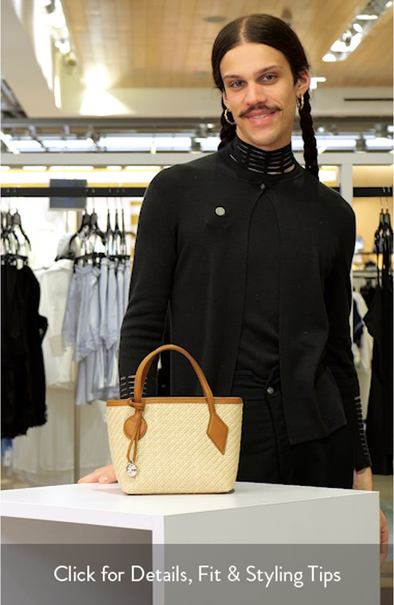 Sprout Micro Raffia Tote, sales video thumbnail