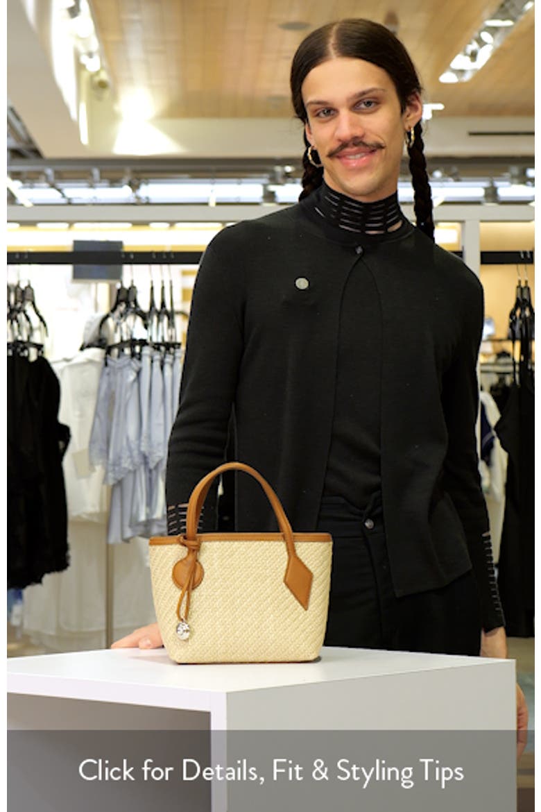 Sprout Micro Raffia Tote video