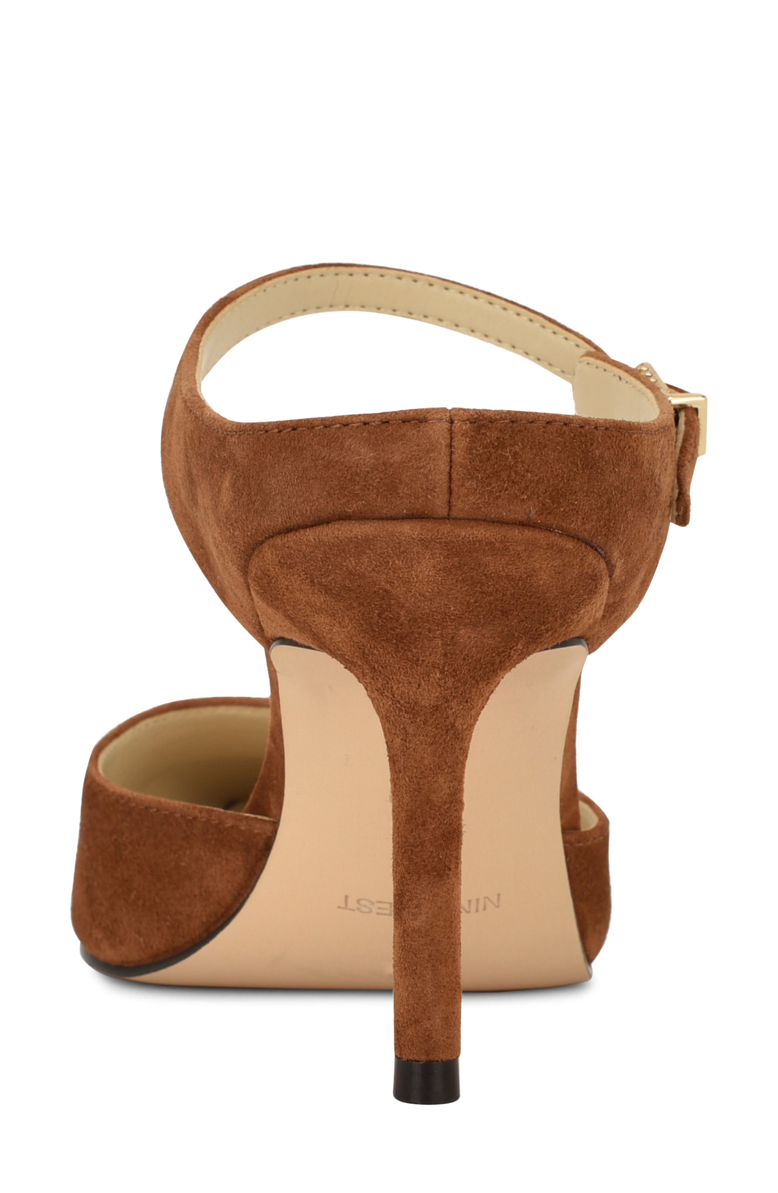Nine West Danela Pointed Toe Mule, Alternate, color, Dark Natural
