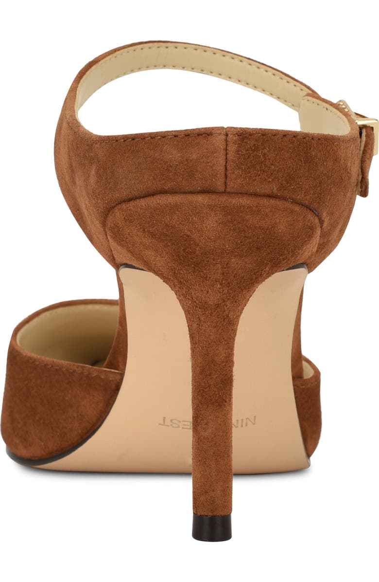 Nine West Danela Pointed Toe Mule, Alternate, color, Dark Natural