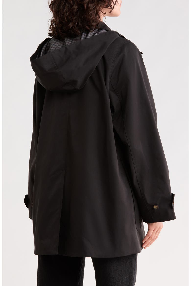 Recycled Polyester Rain Coat, Alternate, color, BLACK