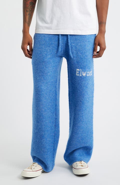 Intarsia Logo Baggy Sweatpants