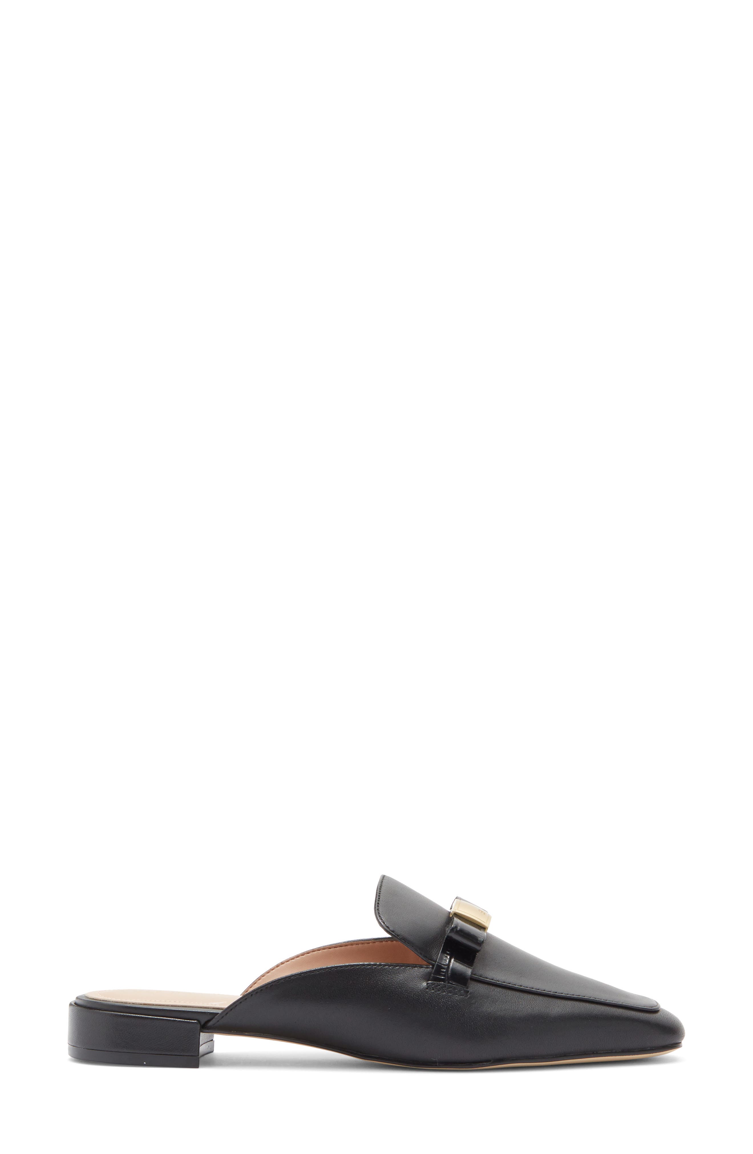 Cole Haan Pasha Bow Mule, Alternate, color, Black Leather