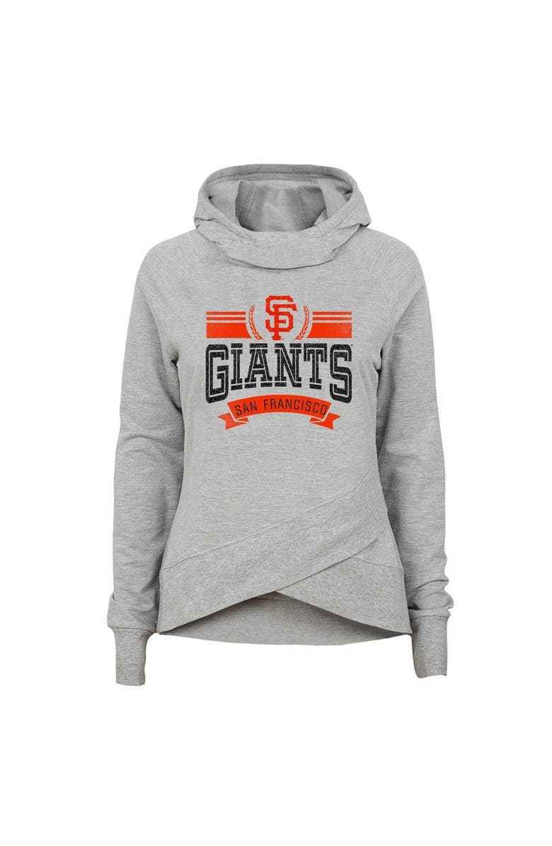 Outerstuff Youth Heather Gray San Francisco Giants Spectacular Funnel Hoodie, Main, color, Heather Gray