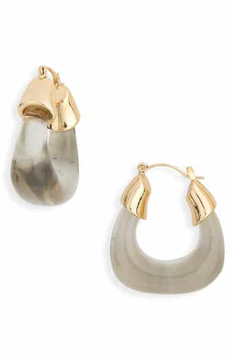 Resin Hoop Earrings