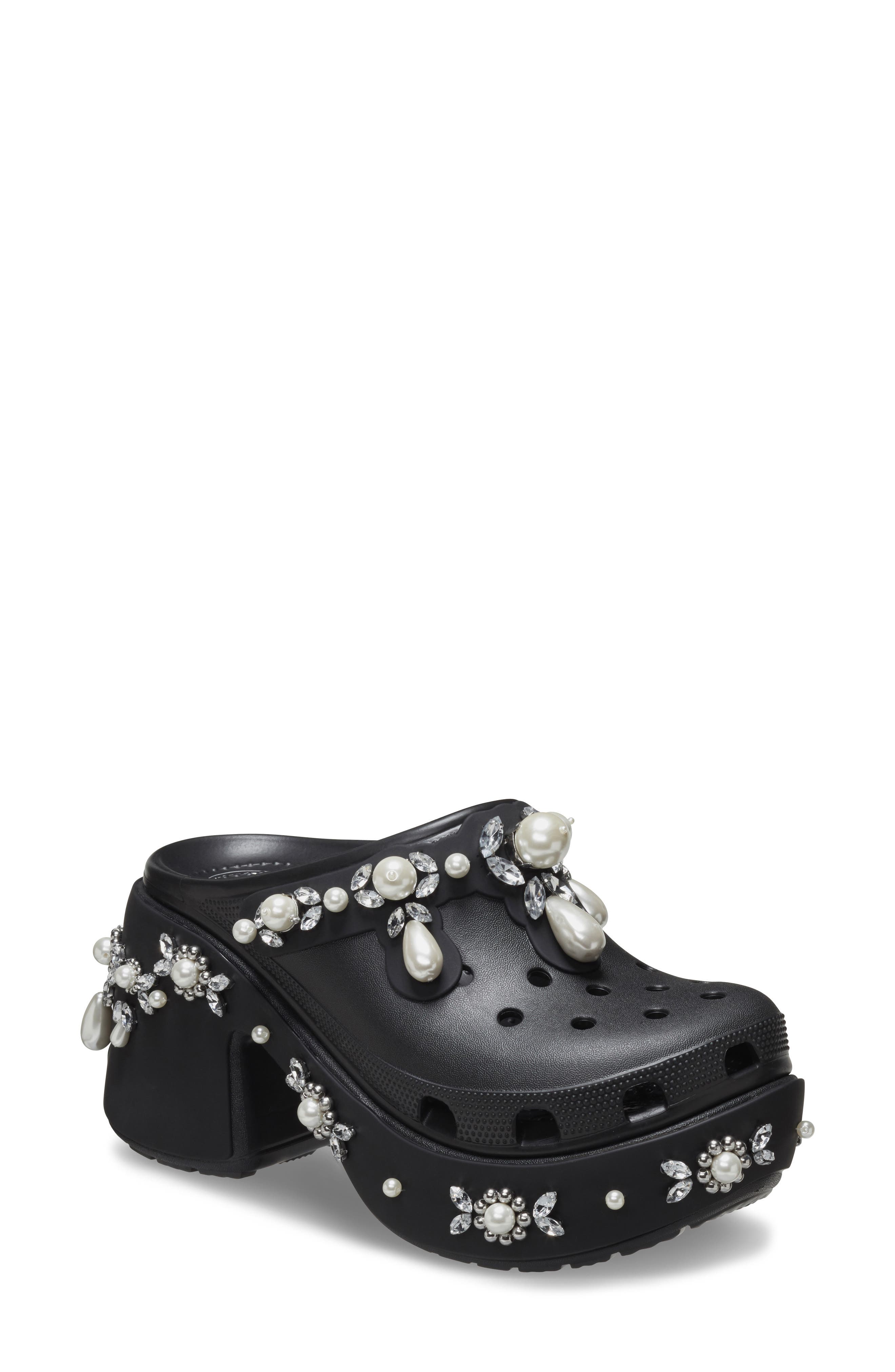 CROCS x Simone Rocha Spiked Siren Platform Clog, Main, color, 