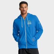 Nike Men's Nike Powder Blue Los Angeles Chargers Sideline Standard Issue Utility Player Dri-FIT Full-Zip Hoodie