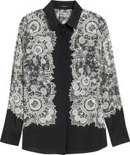 KOBI HALPERIN Willa Lace Silk Shirt