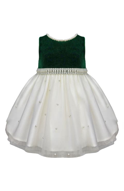 Velvet Mesh Party Dress (Baby)