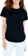 NZT by NIC+ZOE Stretch Cotton Shirttail T-Shirt