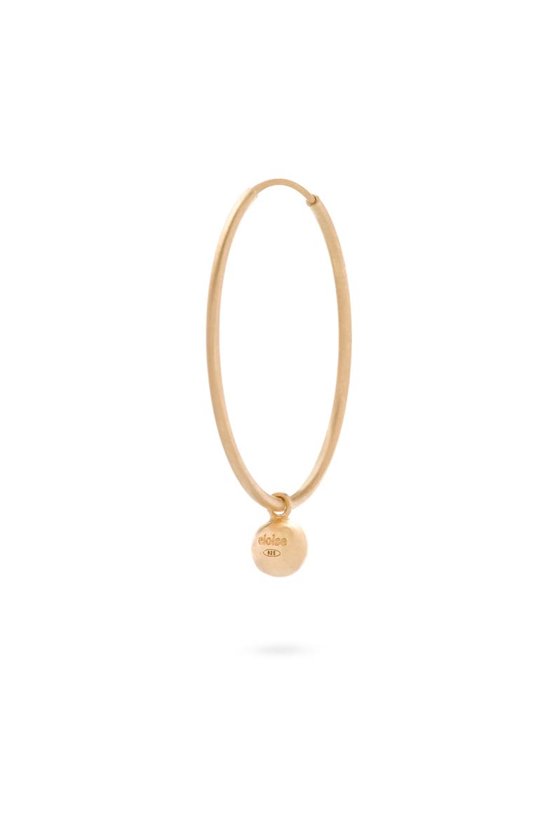 Eloise Jewelry Moon Hoops Natural Diamond. Handmade in Italy, Alternate, color, Diamond