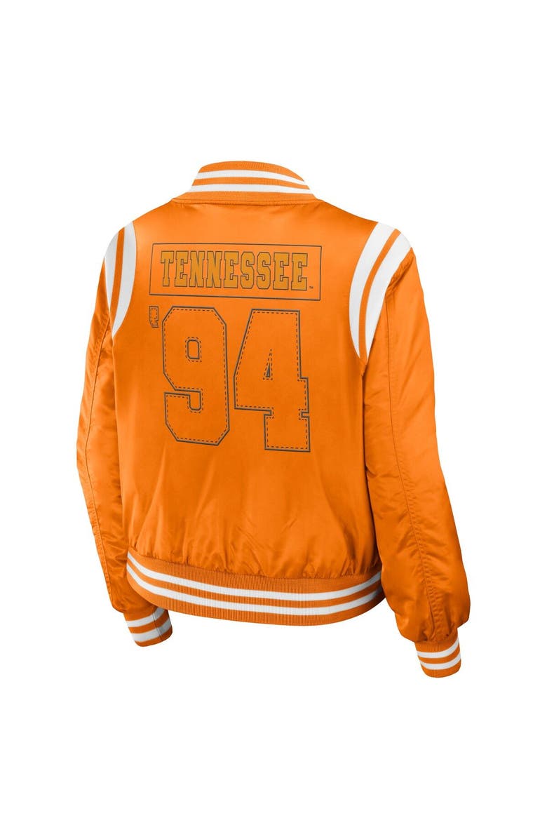 WEAR by Erin Andrews Women's WEAR by Erin Andrews Tennessee Orange Tennessee Volunteers Football Bomber Full-Zip Jacket, Alternate, color, 
