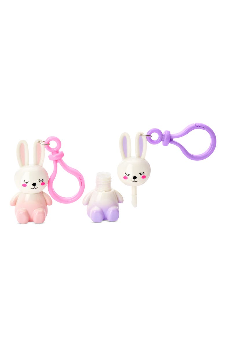 Iscream Kids' Bunny Besties 2-Pack Lip Gloss Key Chains, Main, color, Multi