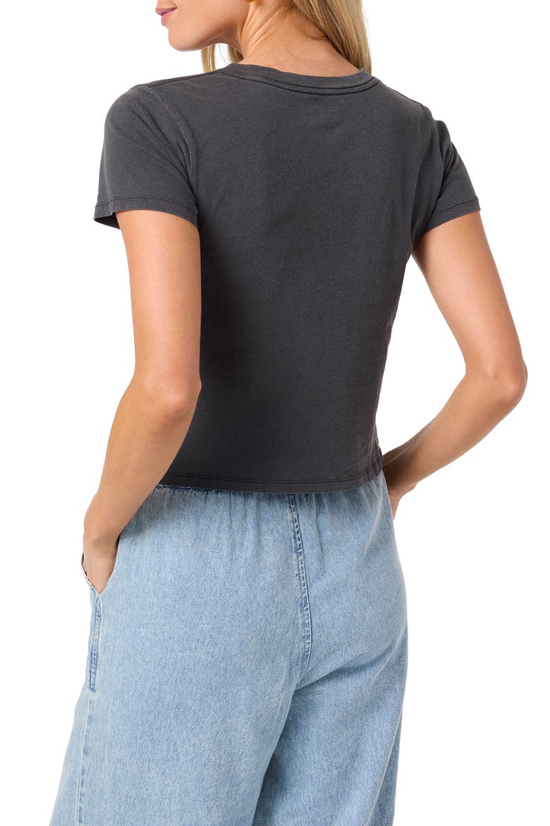 Road Trippin Cotton Crop Graphic T-Shirt, Alternate, color, WASHED BLACK