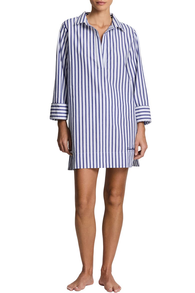 Stripe Wide Cuff Cover-Up Shift, Main, color, SEASIDE STRIPE