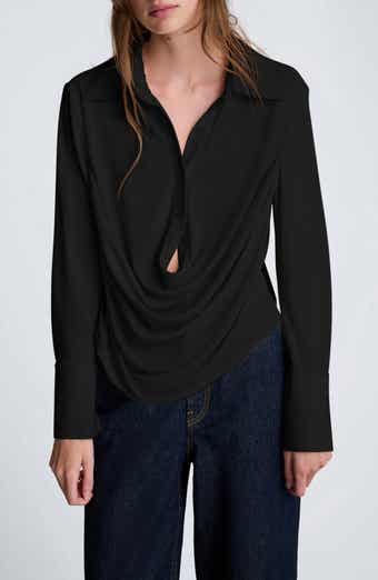 Kenneth Cole Drape Front Shirt