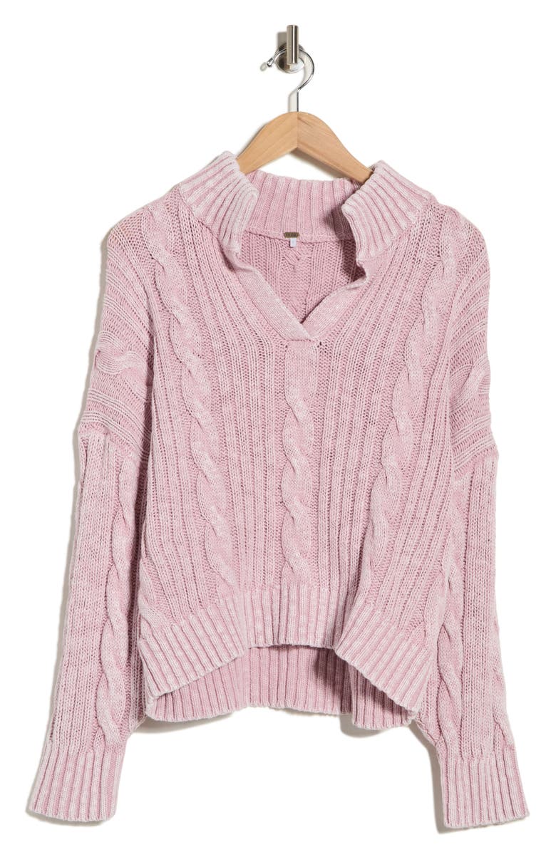 Young, Fabulous & Broke Auckland Sweater, Alternate, color, Antique Violet Mineral