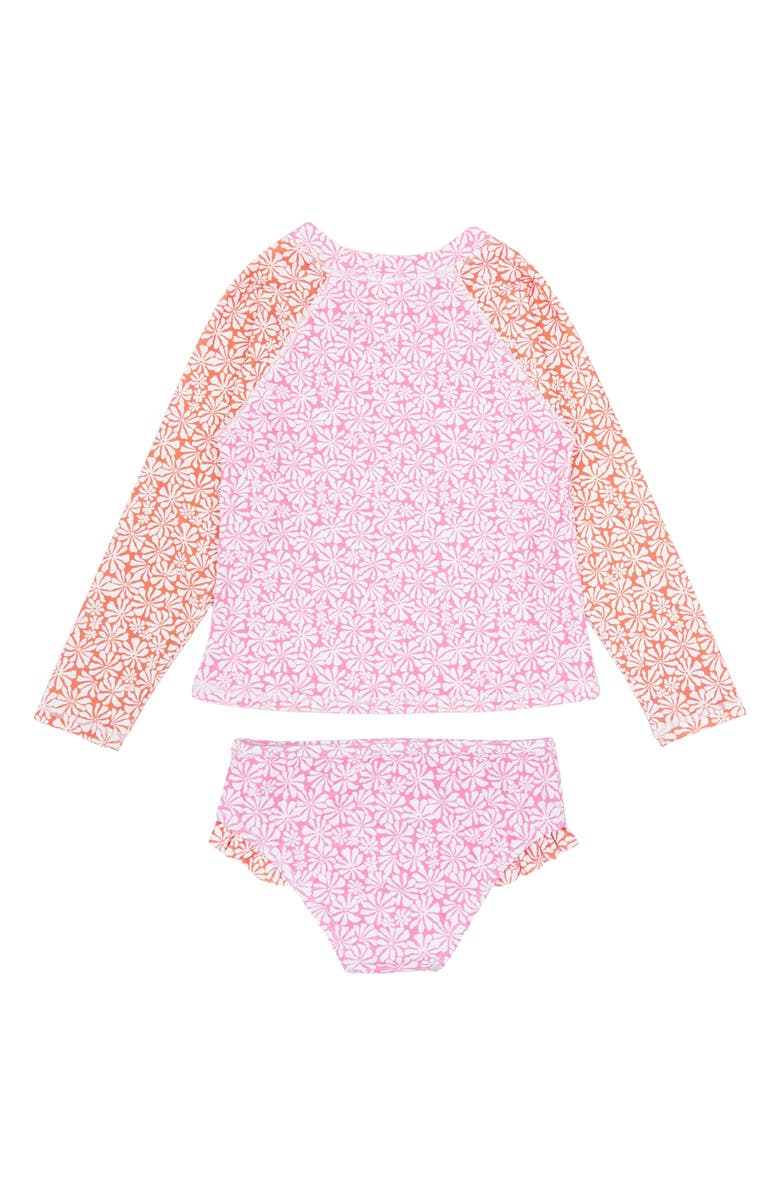 Feather 4 Arrow Swim All Day Two-Piece Rashguard Swimsuit, Alternate, color, 