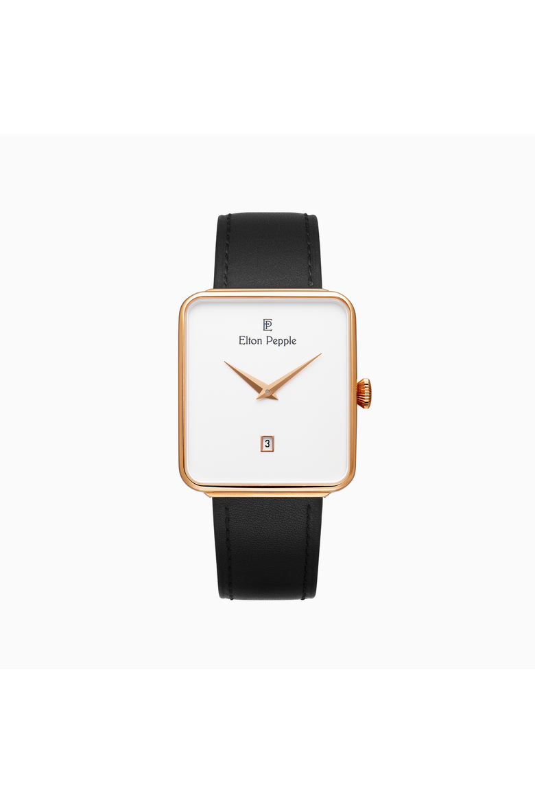 Men's Classic Oakton - Bucktown, 38mm, Main, color, Eggshell White/Black/Rose Gold
