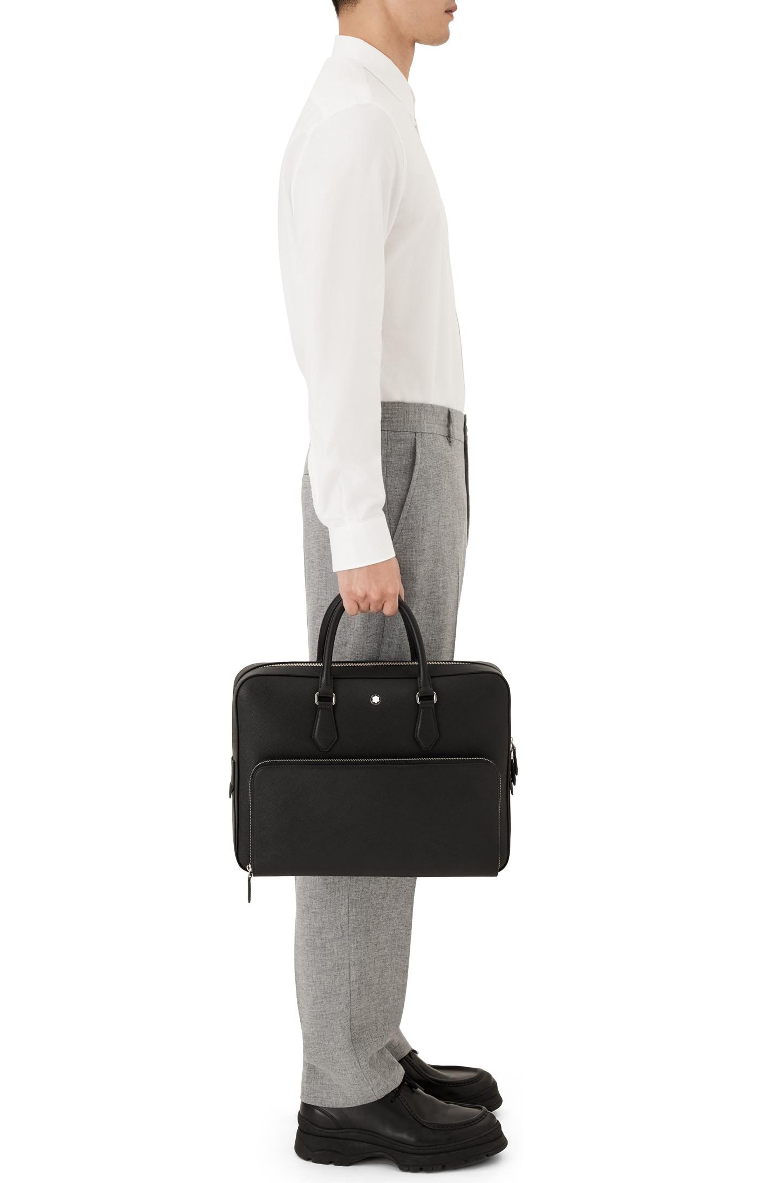 Montblanc Sartorial Medium Document Case, Alternate, color, Black