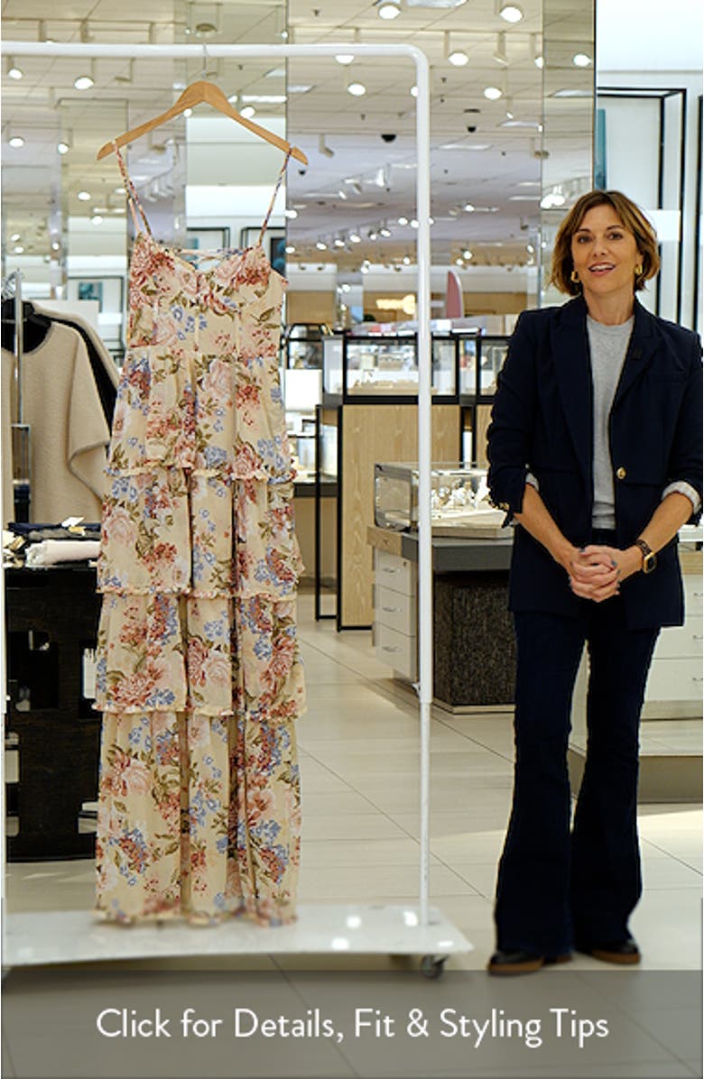 Mito Floral Tiered Corset Gown, sales video thumbnail