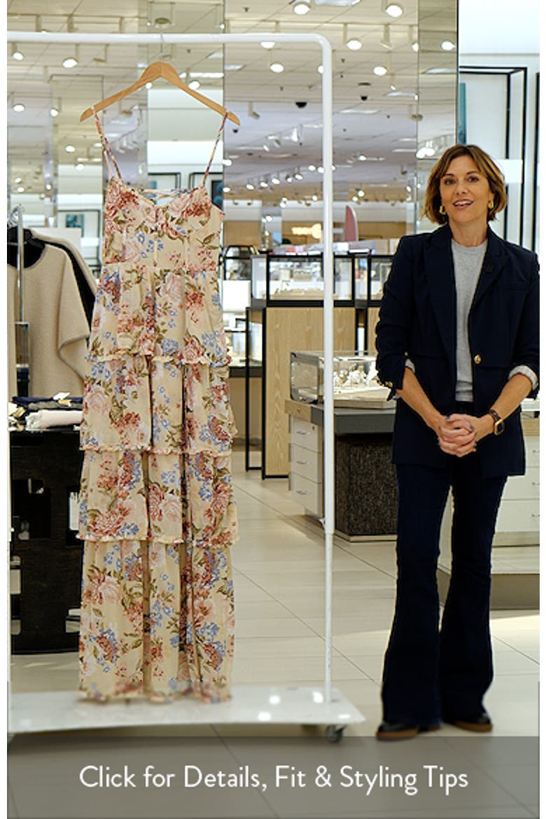 Mito Floral Tiered Corset Gown video