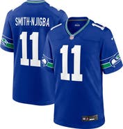 Nike Men's Nike Jaxon Smith-Njigba Royal Seattle Seahawks Throwback Player Game Jersey