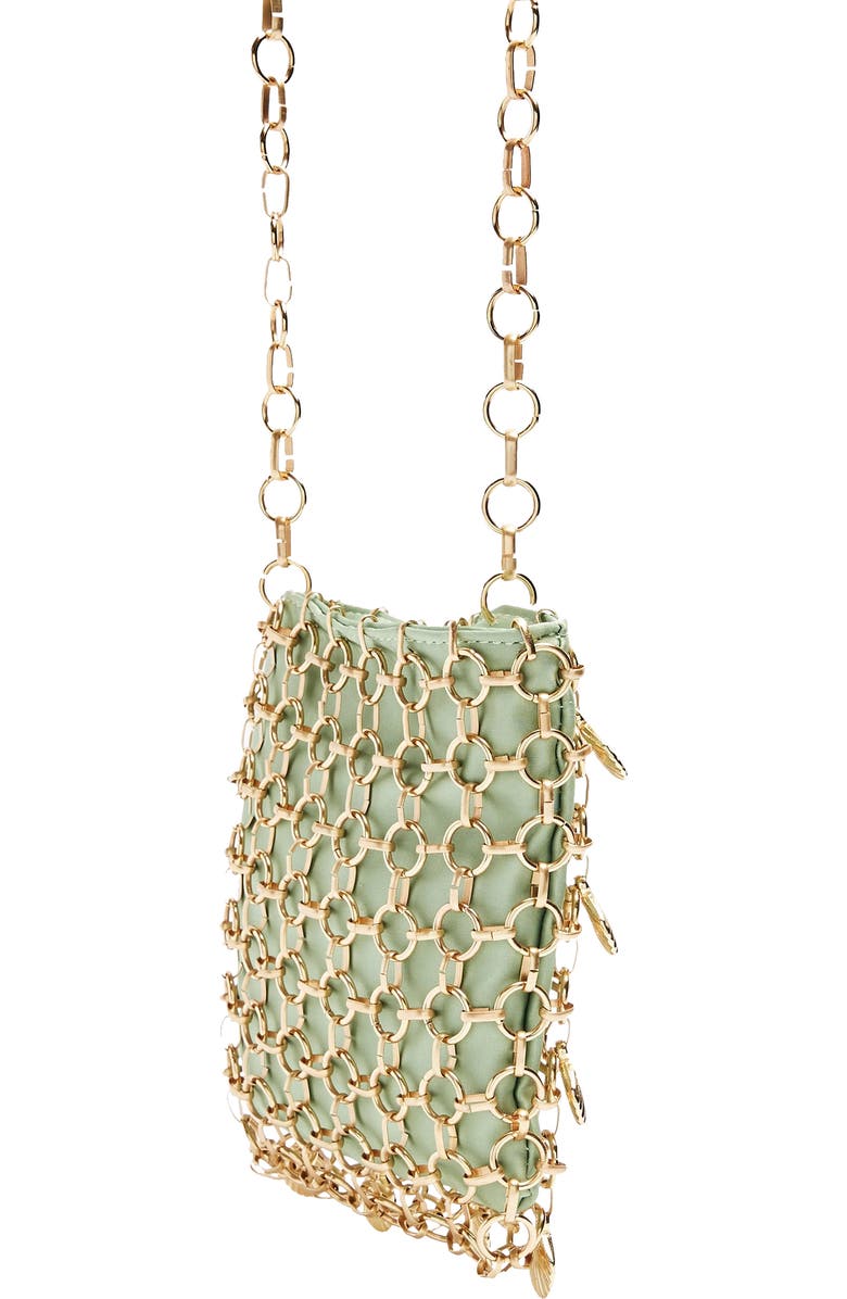 Topshop Shell Cage Mini Bag, Alternate, color,