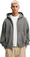 Cotton On Men's Cropped Zip Up Hoodie