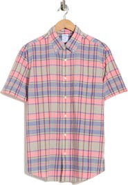Brooks Brothers Sport Fit Short Sleeve Cotton Button-Up Shirt
