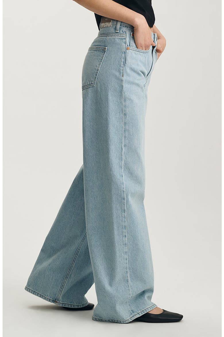 Siena High Waist Wide Leg Jeans, Alternate, color, LIGHT CLASSIC DENIM