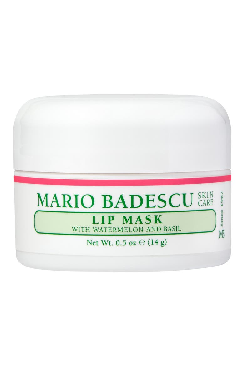 Watermelon & Basil Lip Mask, Main, color, NO COLOR