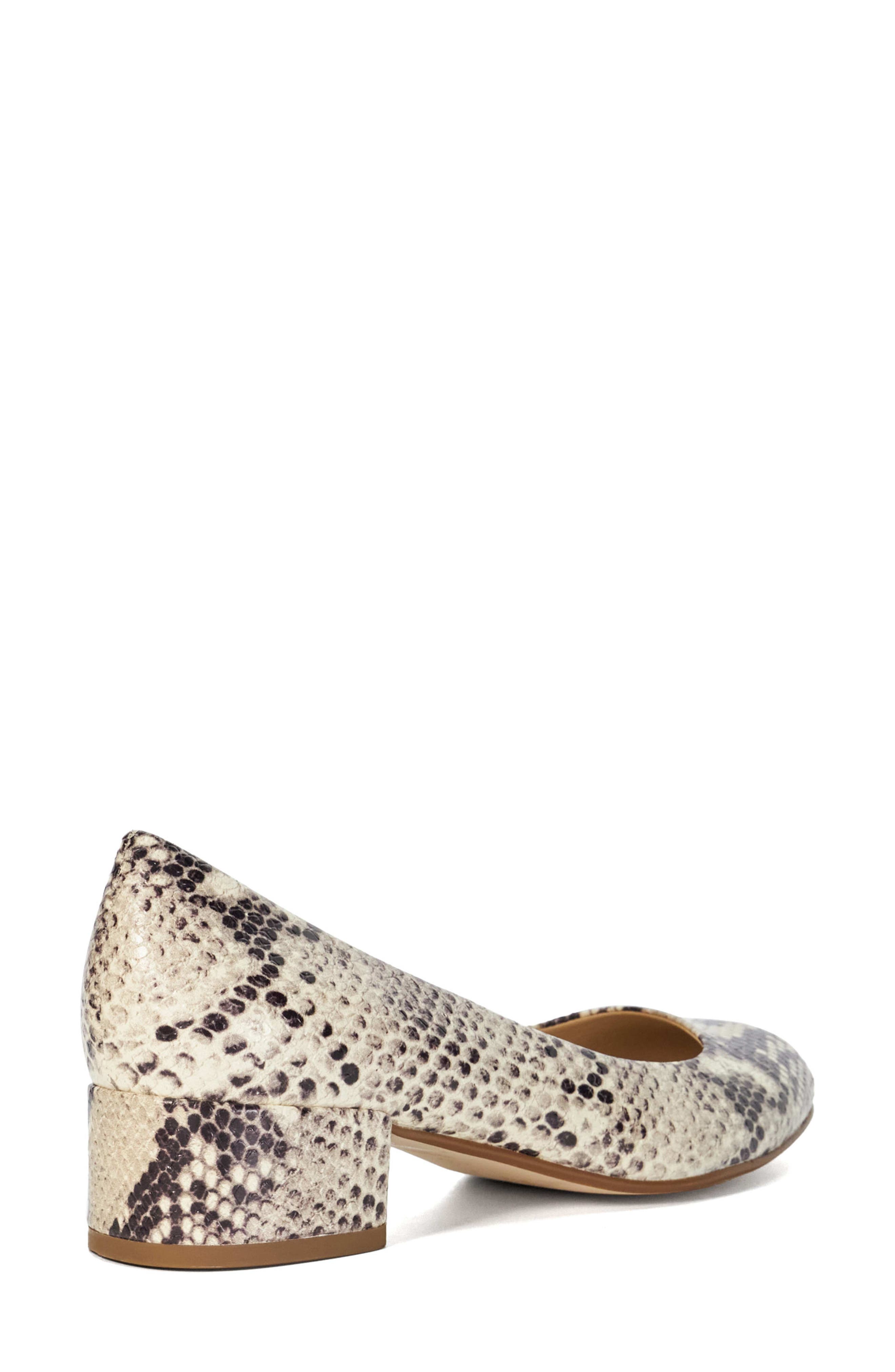 Dune London Bracket Pump, Alternate, color, Reptile