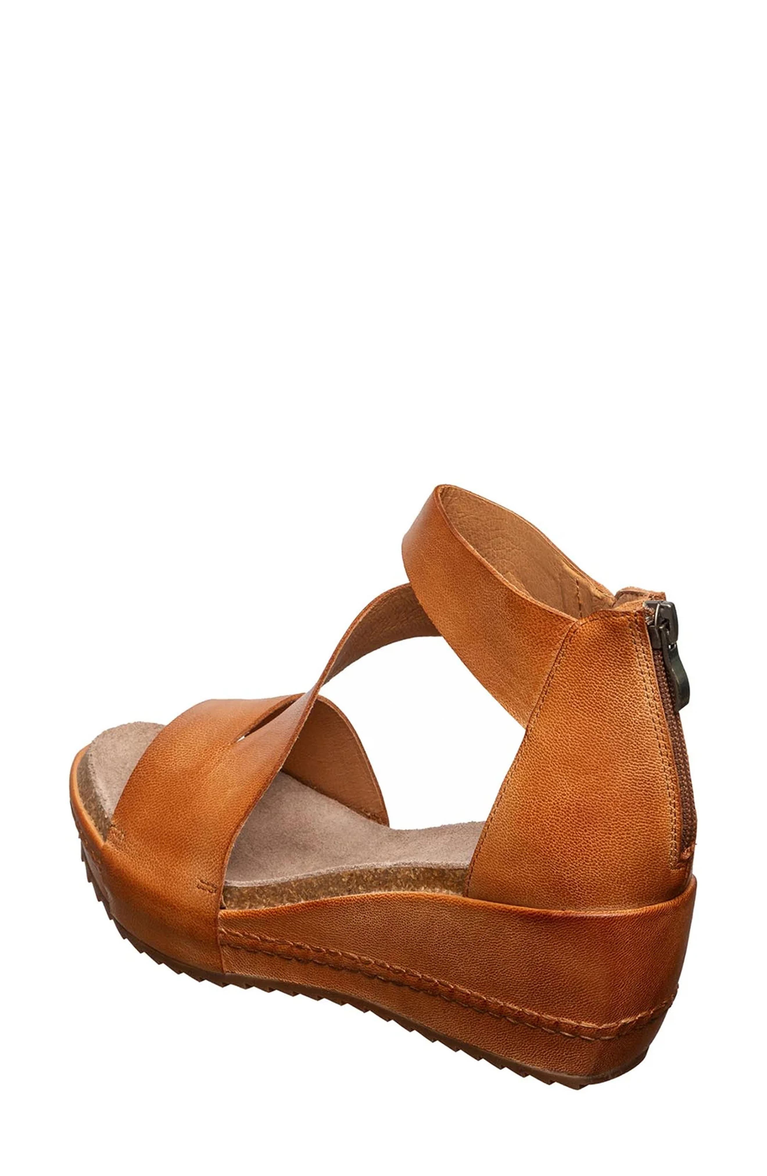 Davi Platform Wedge Sandal, Alternate, color, TAN